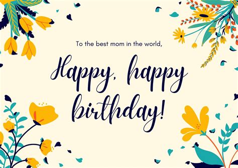 birthday card template free download|free custom printable birthday cards.